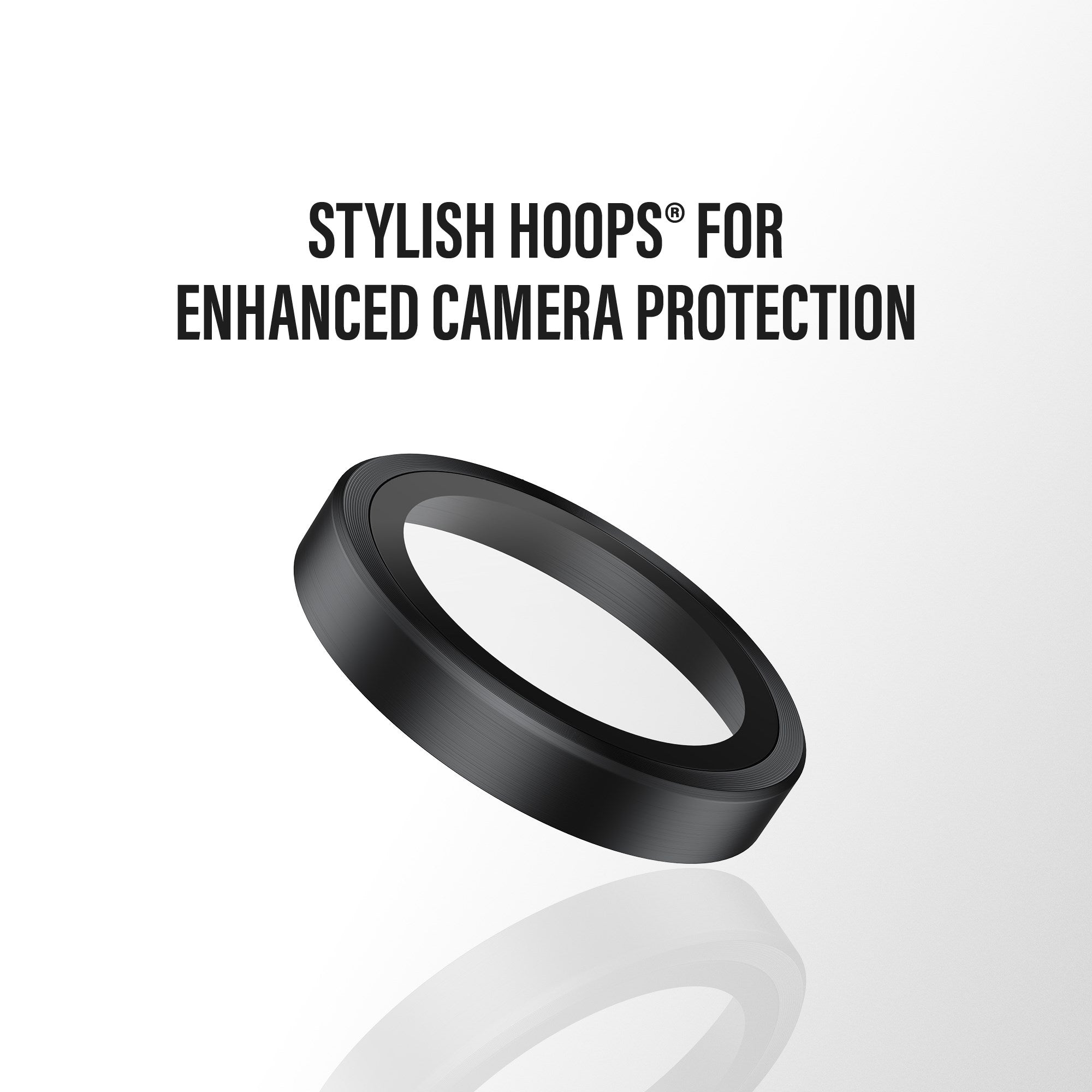 PanzerGlass® Hoops® Camera Lens Protector Black iPhone 17 Pro | iPhone 17 Pro Max | iPhone 16 Pro | 16 Pro Max